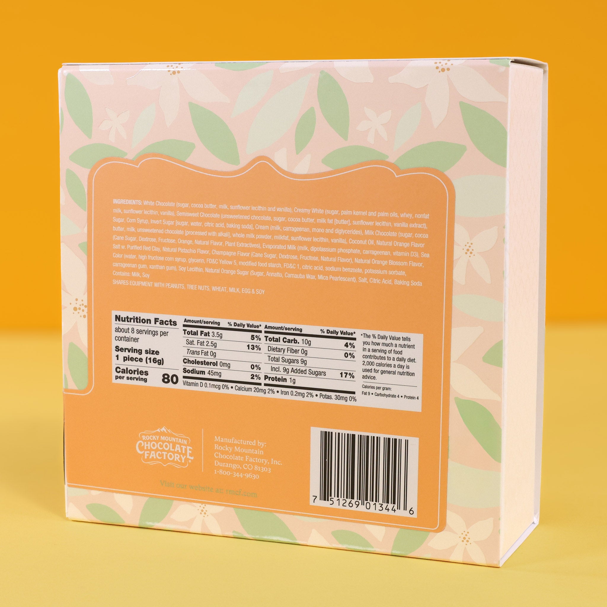 Blossoms & Bubbles boxed assortment by Rocky Mountain Chocolate Factory