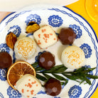 Candy pieces from the Blossoms & Bubbles boxed assortment from Spring collection by Rocky Mountain Chocolate Factory