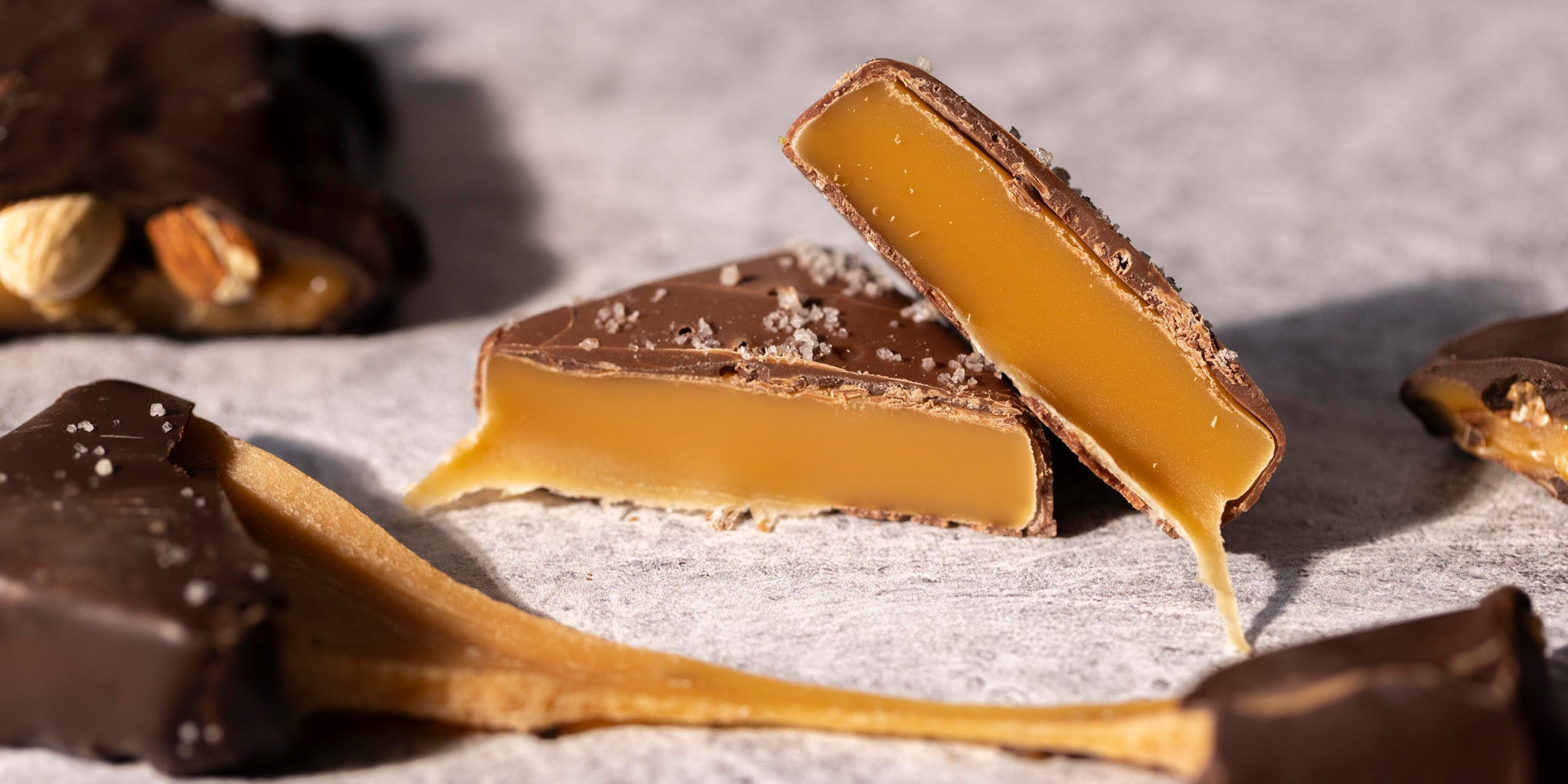 gourmet salted caramel chocolate, Rocky Mountain Chocolate Factory